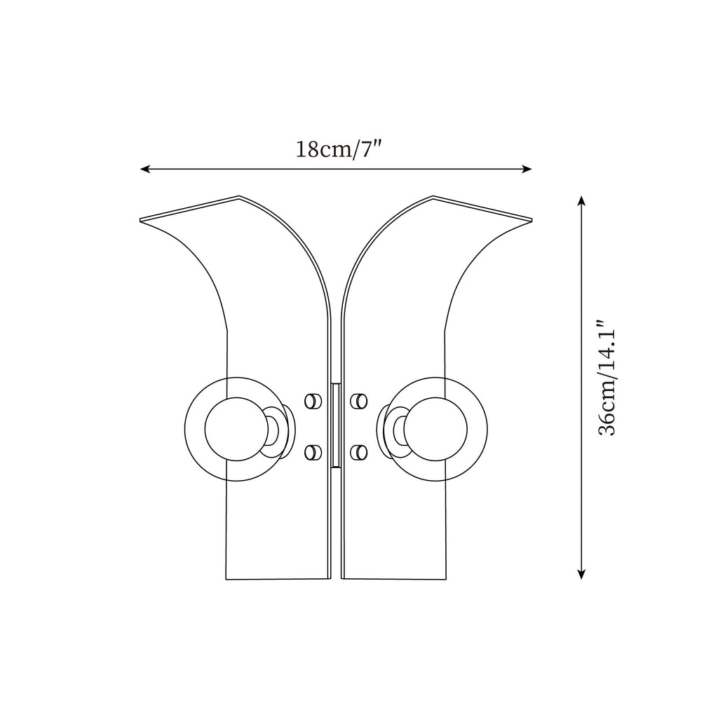 Plam Wall Light