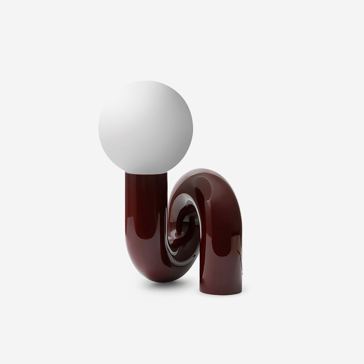 N Shape Glass Table Lamp