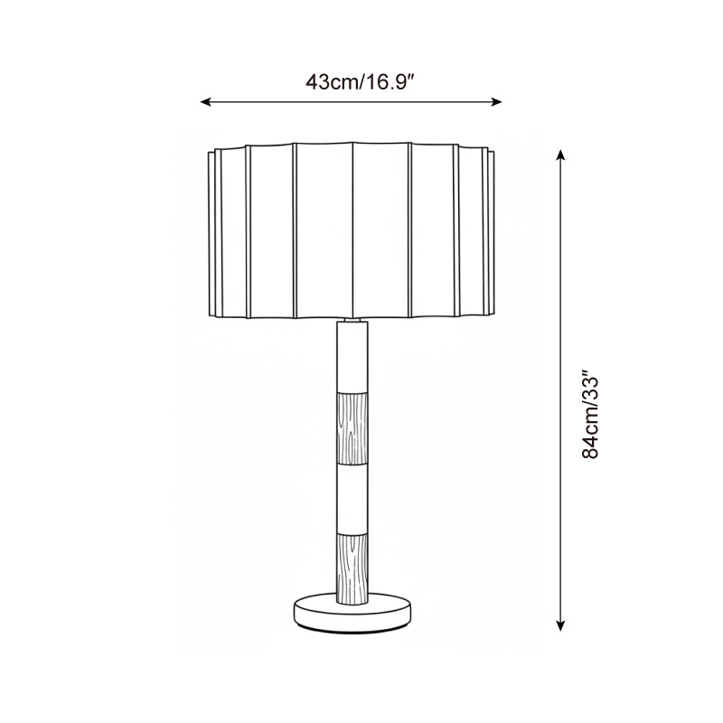 Pleated Grove Table Lamp