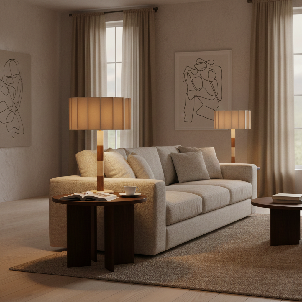 Pleated Grove Table Lamp