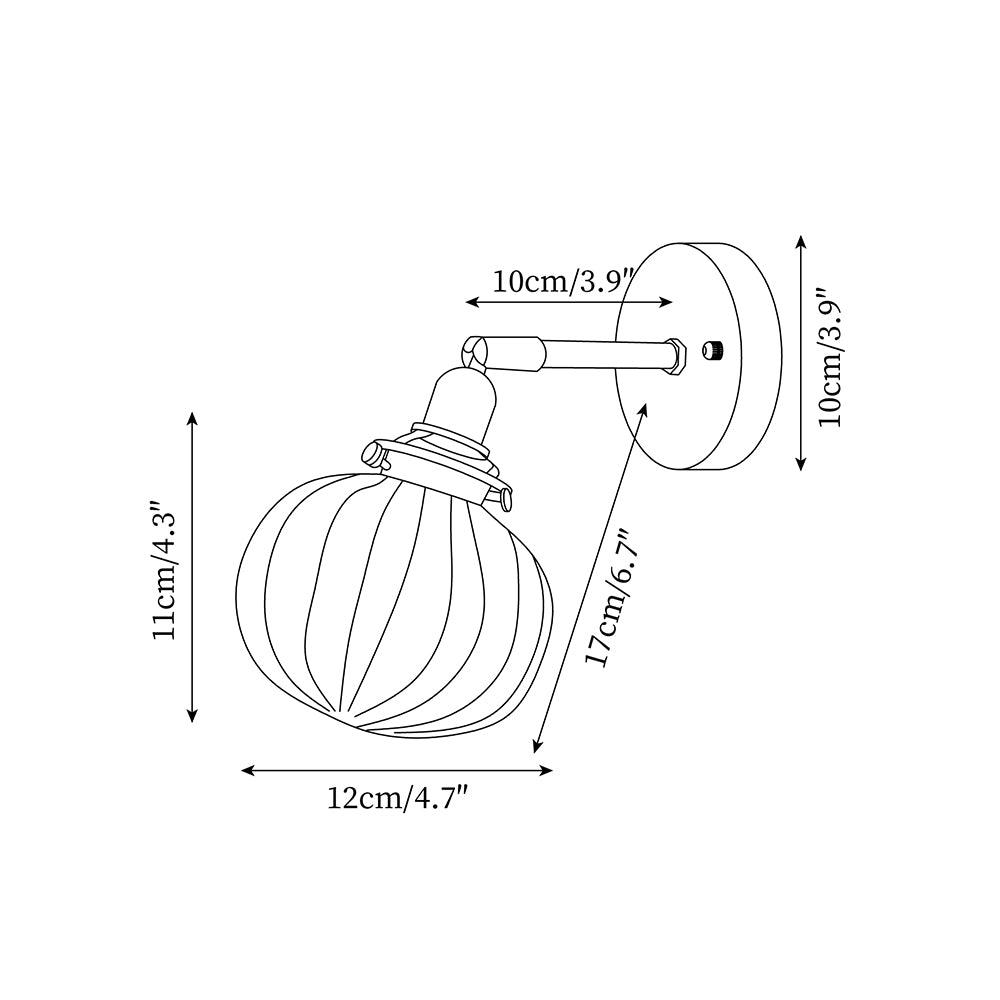 Rodo Glass Wall Lamp