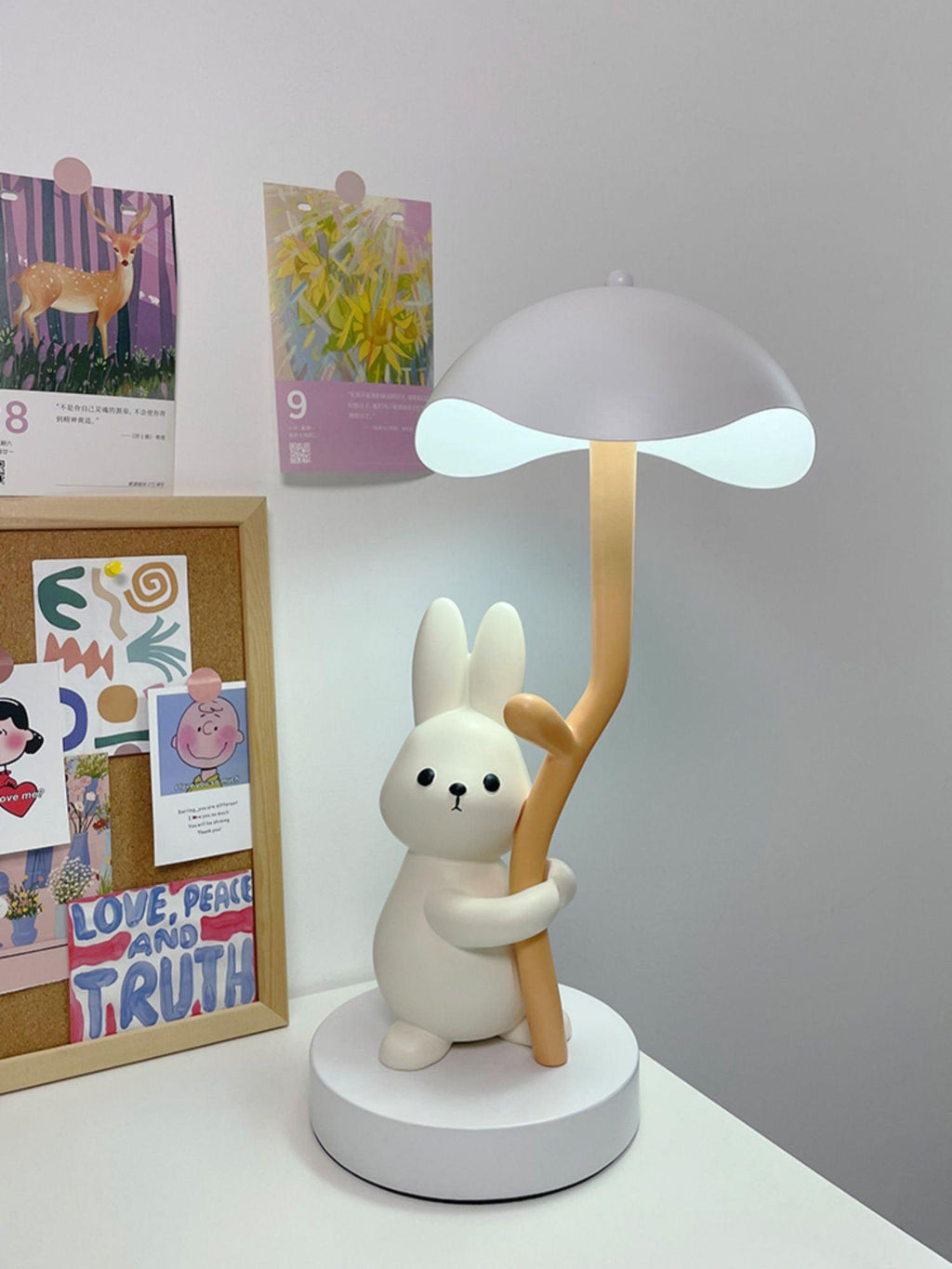 Rabbit Hug Table Lamp