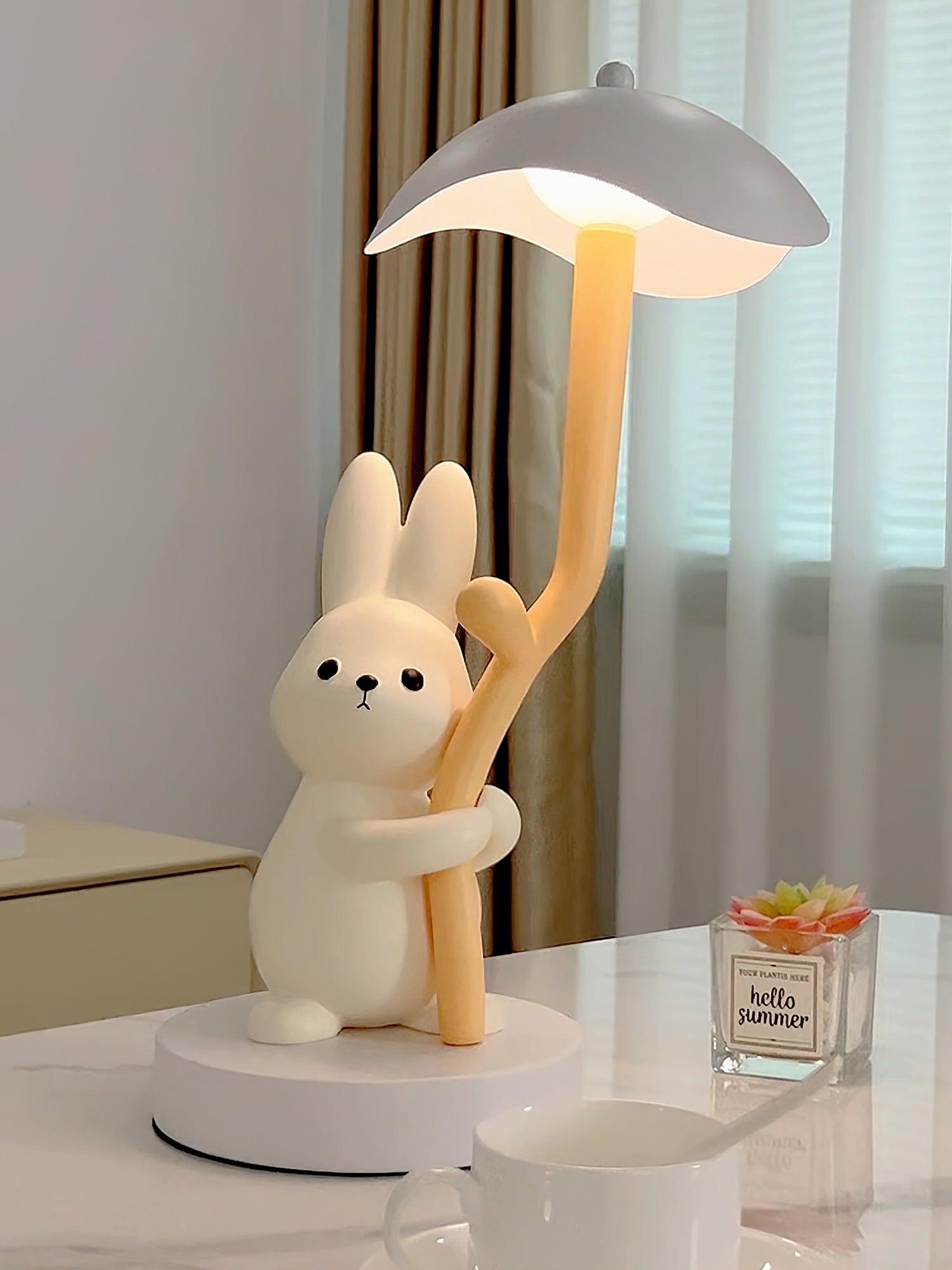 Rabbit Hug Table Lamp