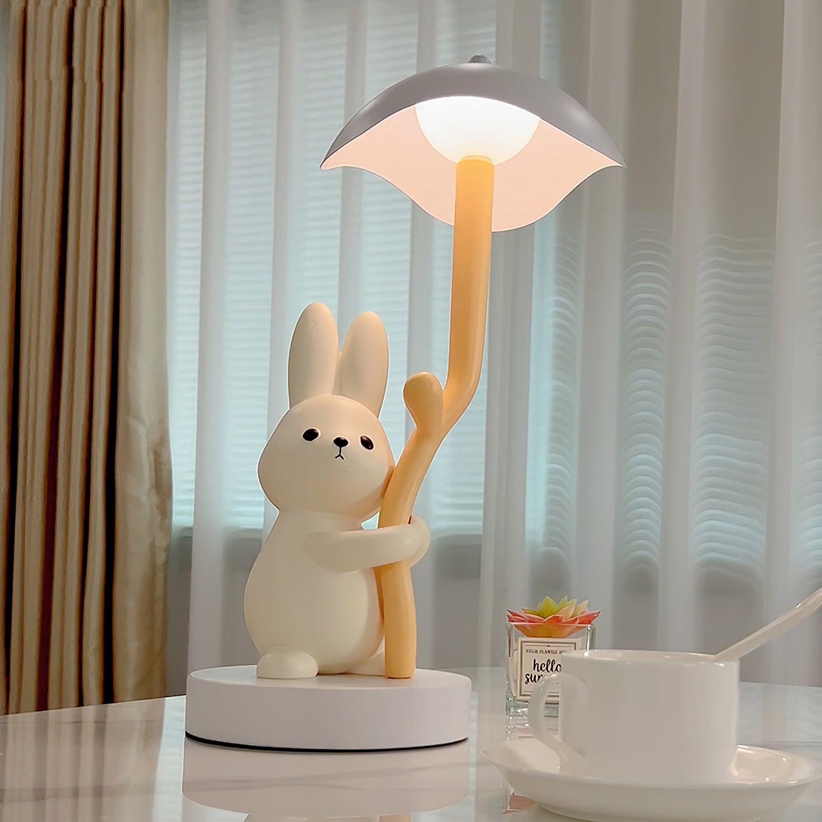 Rabbit Hug Table Lamp