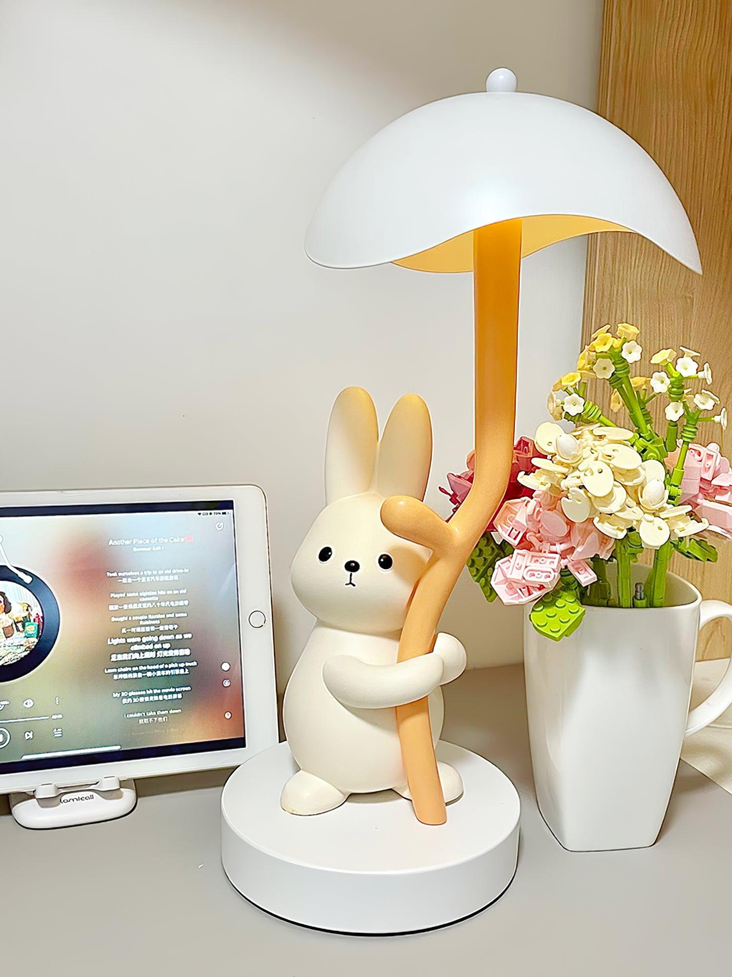 Rabbit Hug Table Lamp