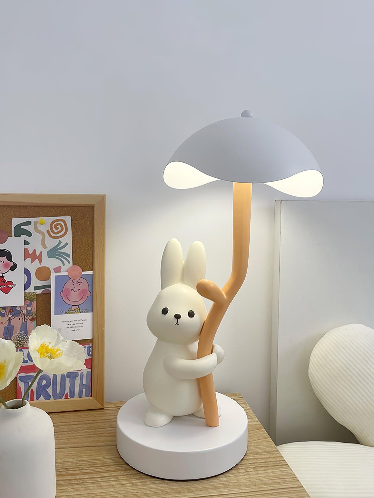 Rabbit Hug Table Lamp