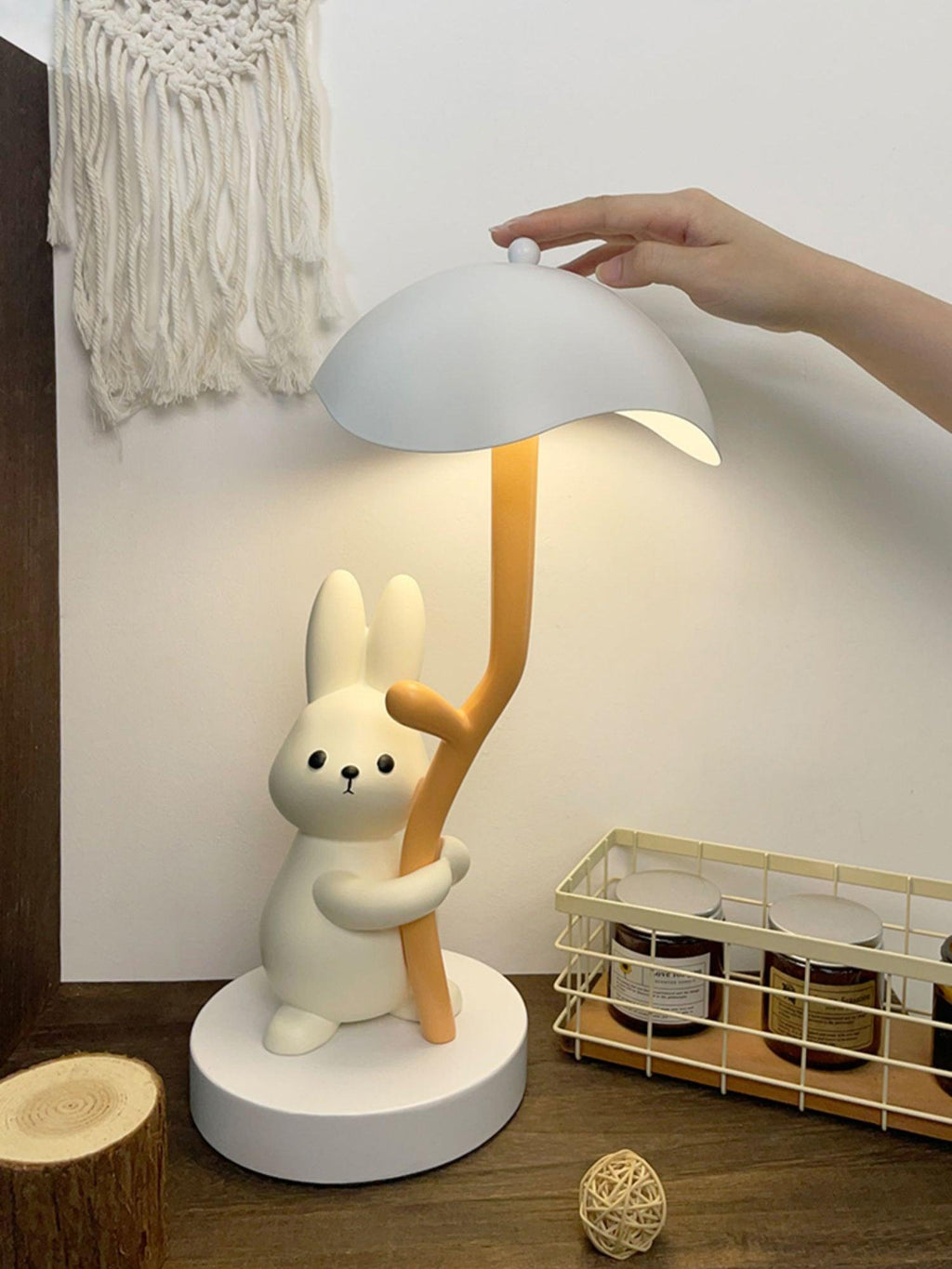 Rabbit Hug Table Lamp