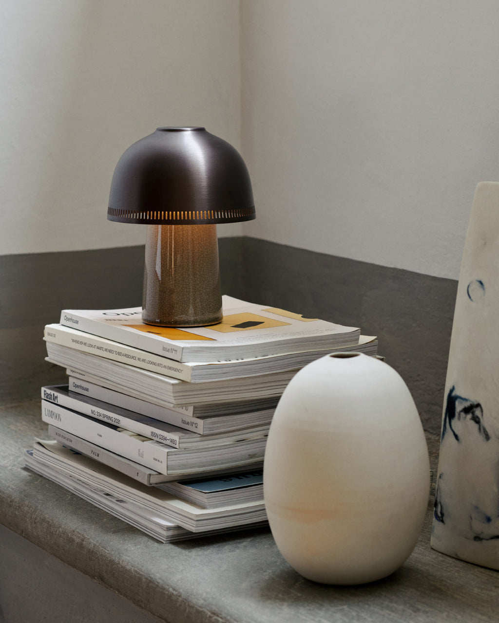 Raku Table Lamp