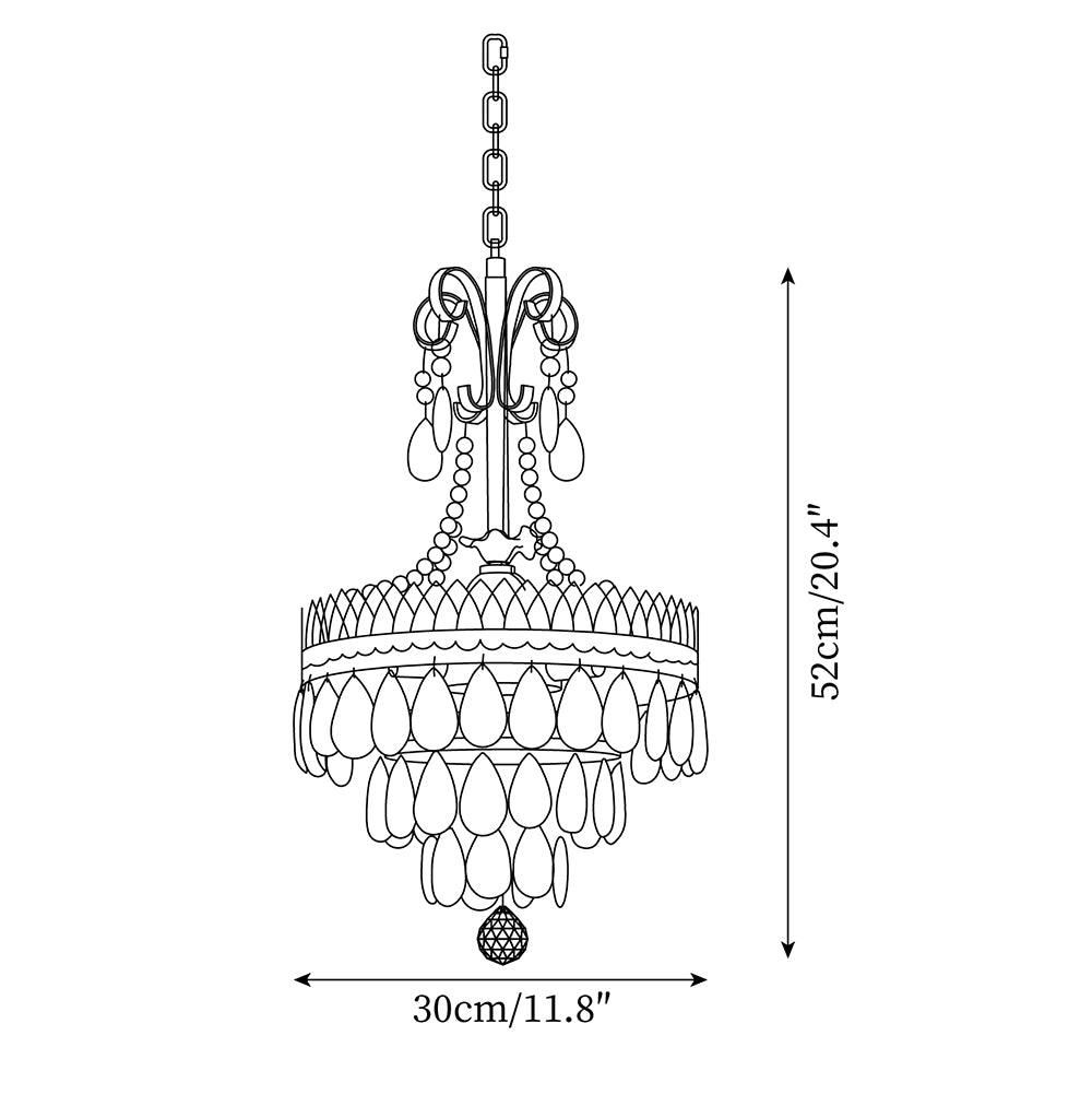 Red Ruby Chandelier