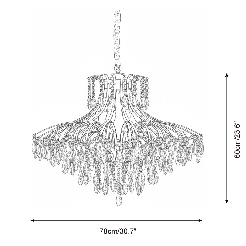 Regal Wisteria Chandelier