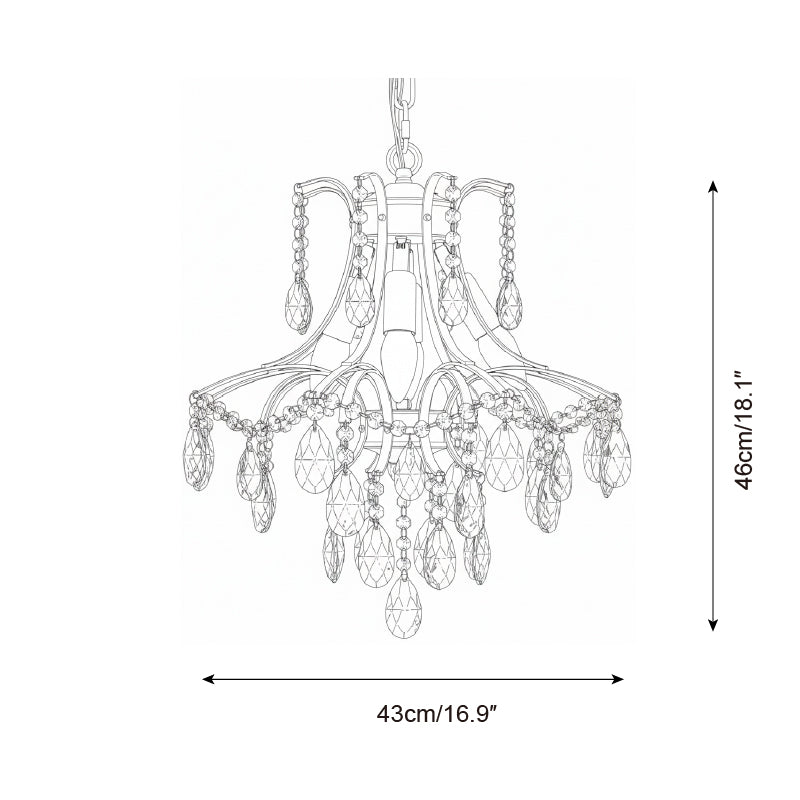 Regal Wisteria Chandelier