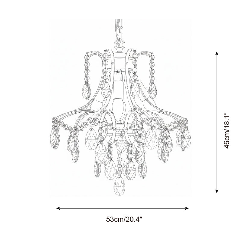 Regal Wisteria Chandelier