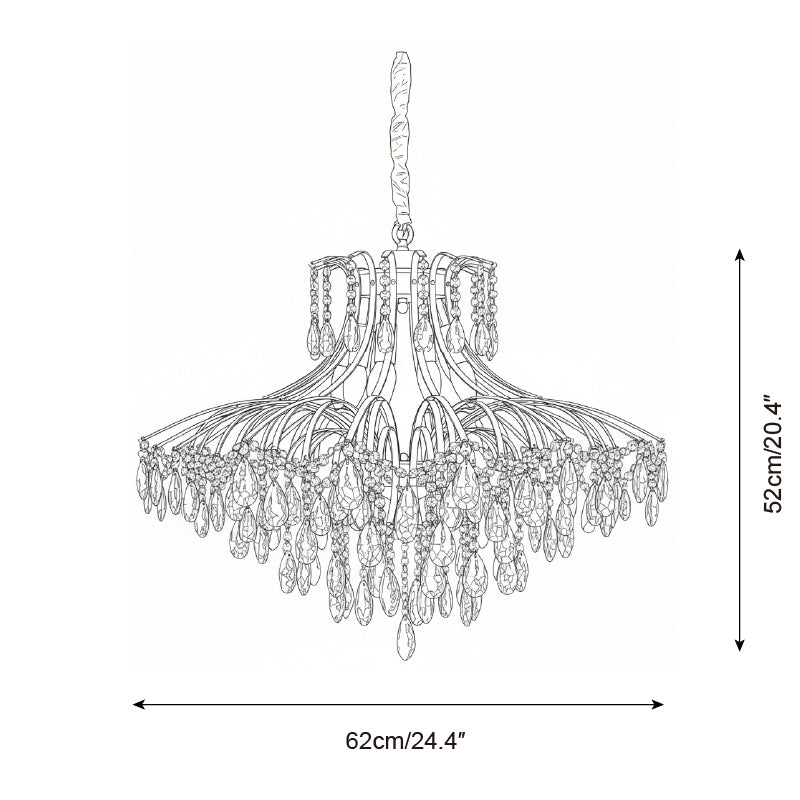 Regal Wisteria Chandelier
