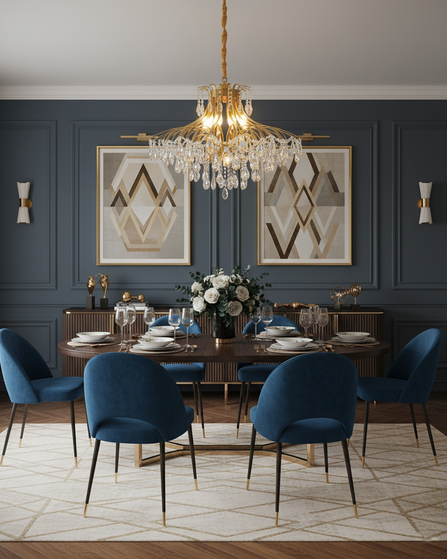 Regal Wisteria Chandelier