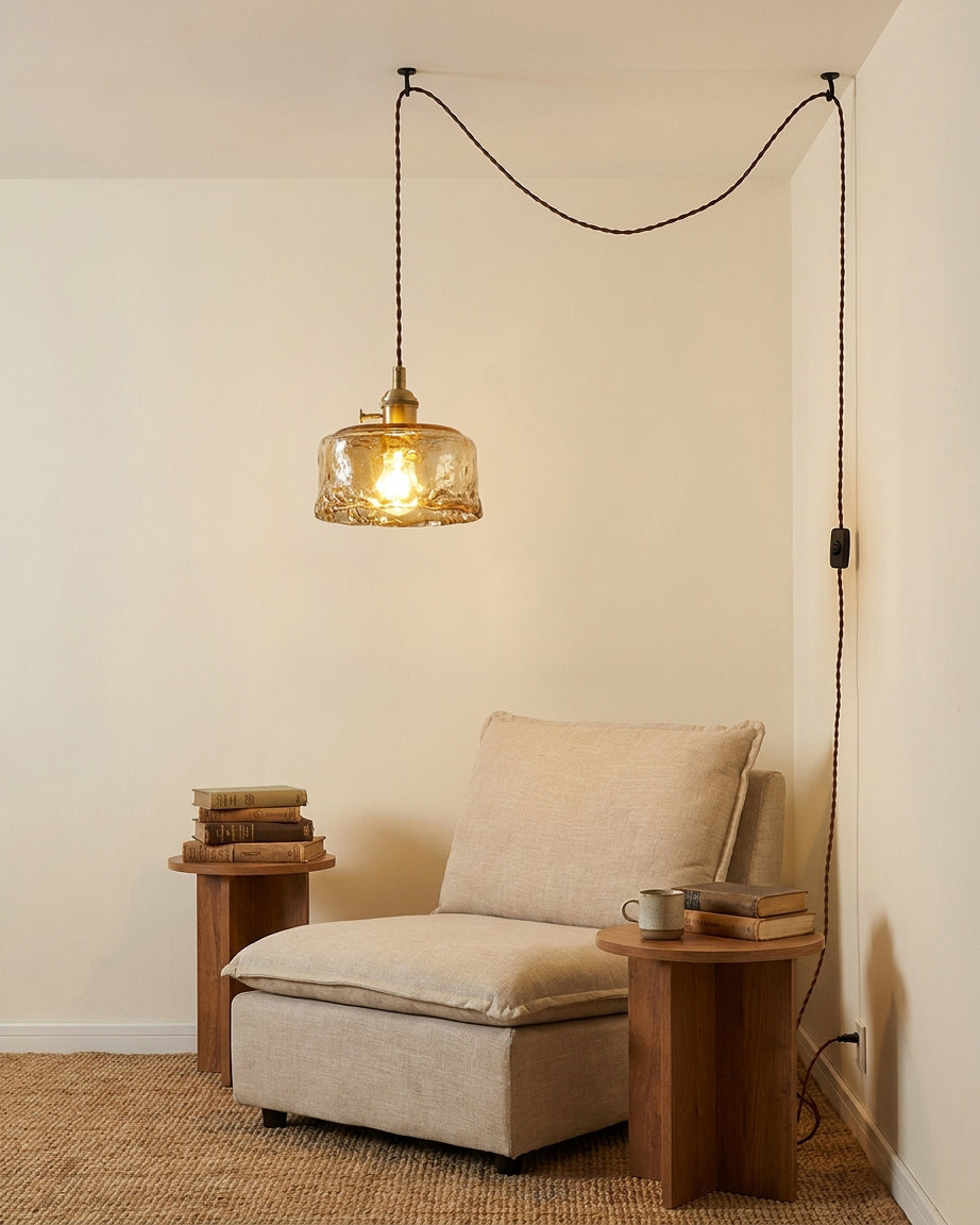 Retro Adonia Plug In Pendant Light