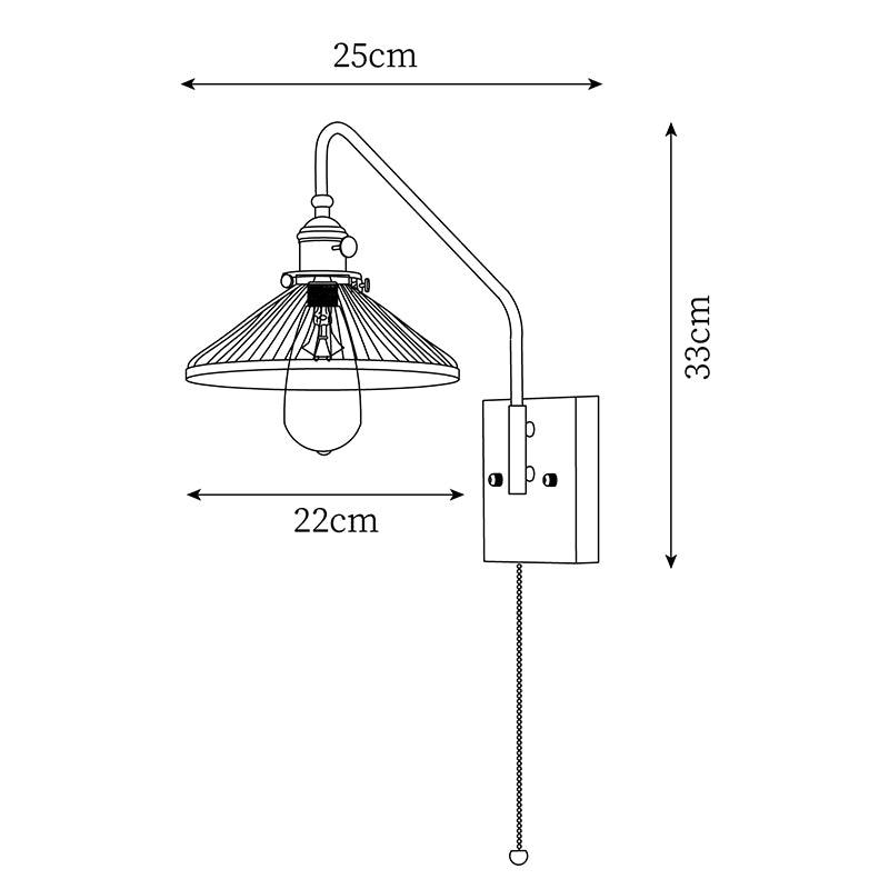 Retro Kelsey Wall Lamp