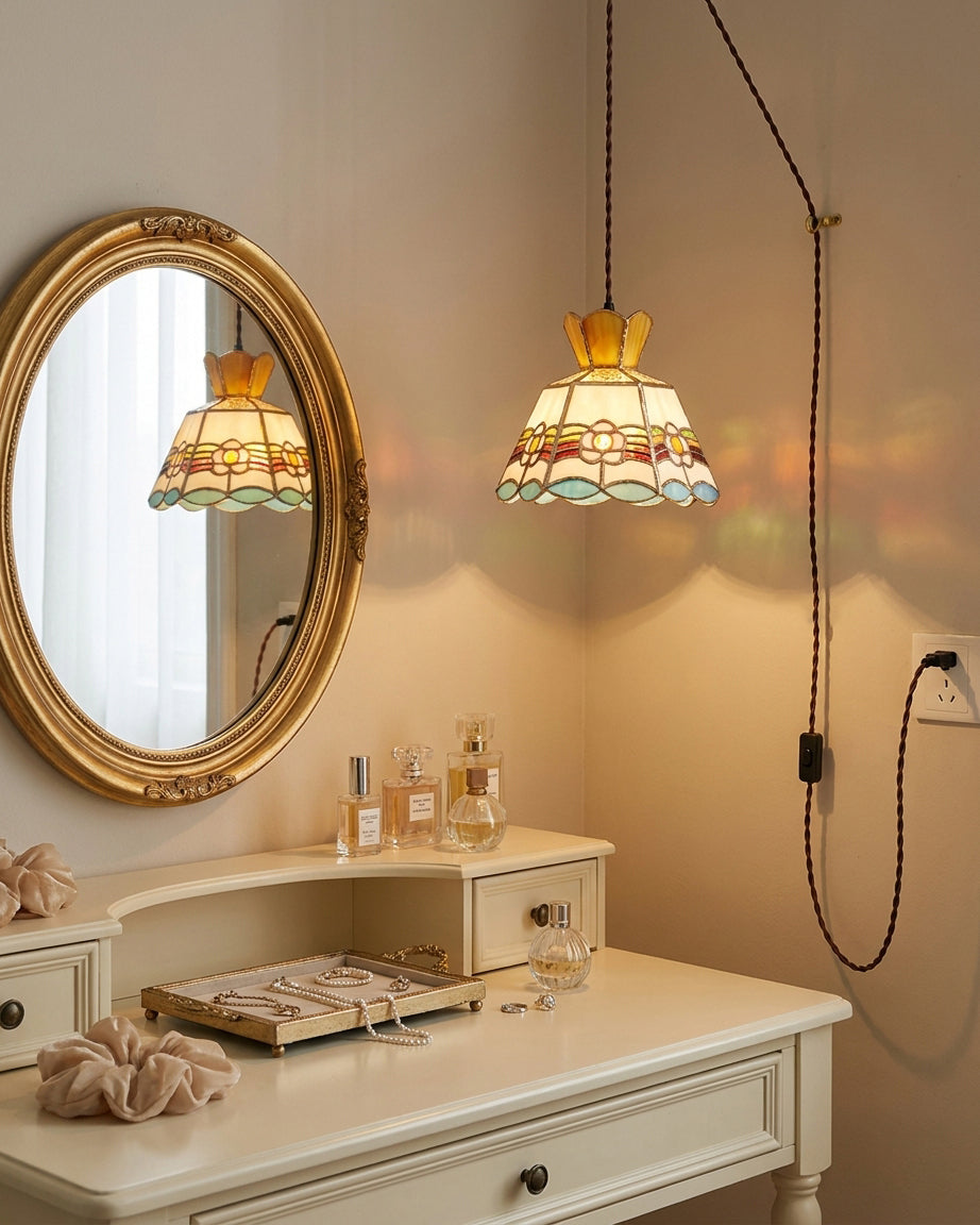 Retro Ketan Plug In Pendant Light