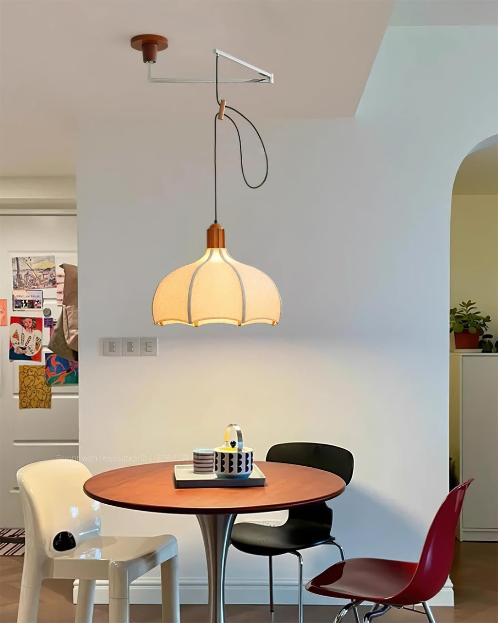 Revi Swing Arm Pendant Light