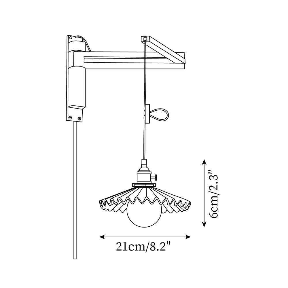 Rigale Plug In Wall Lamp