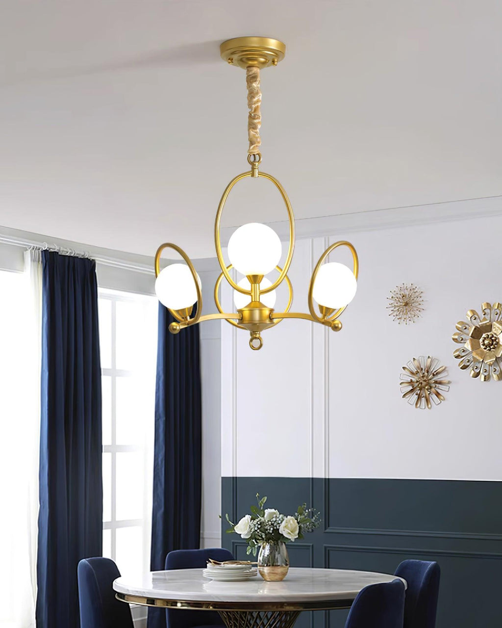 Riley Glass Chandelier