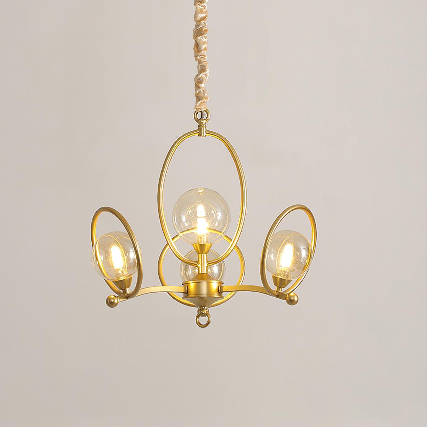 Riley Glass Chandelier