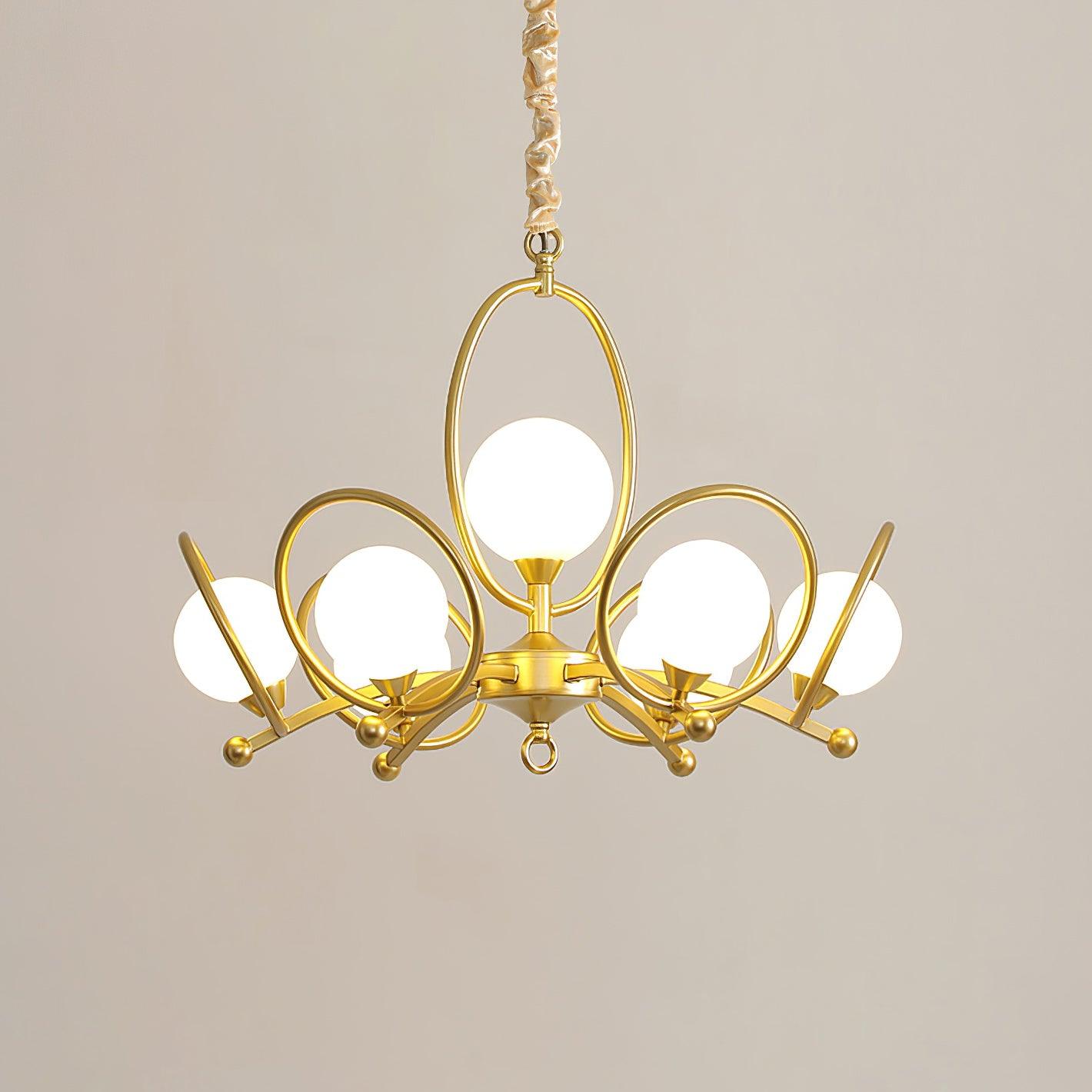 Riley Glass Chandelier