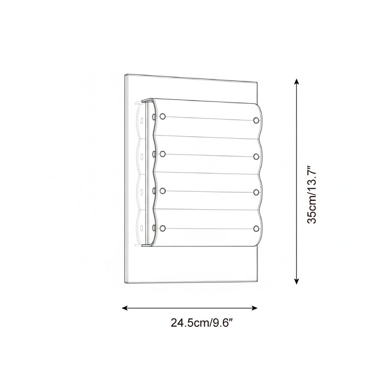 Ripple Edge Wall Lamp