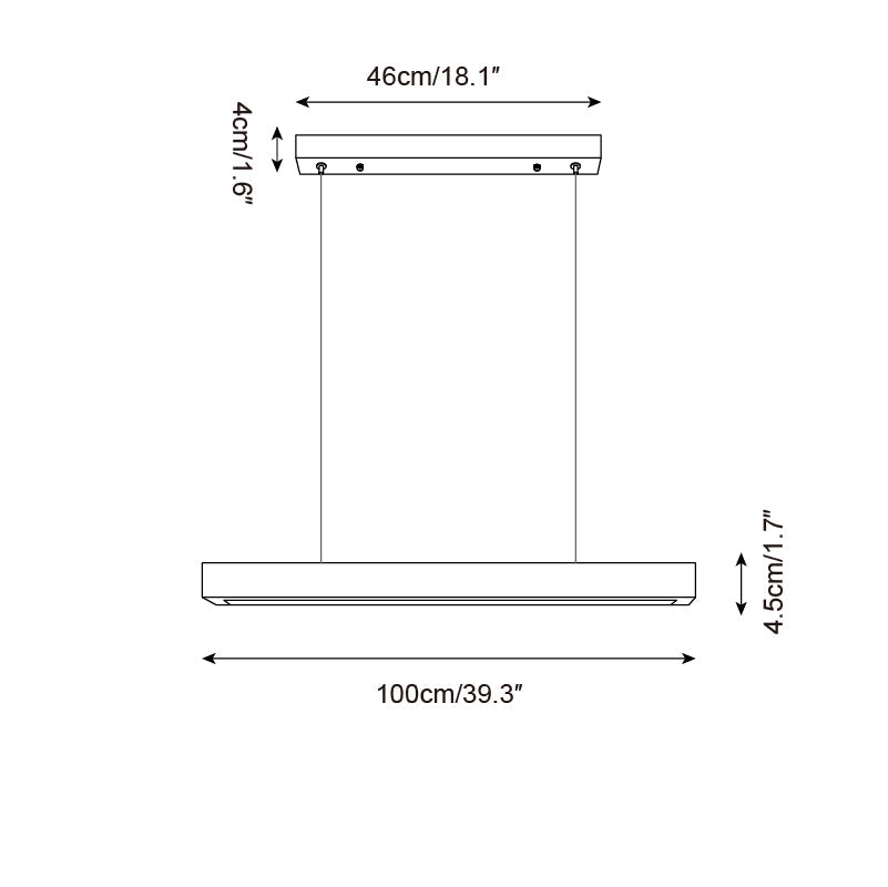 Rolde Linear Chandelier