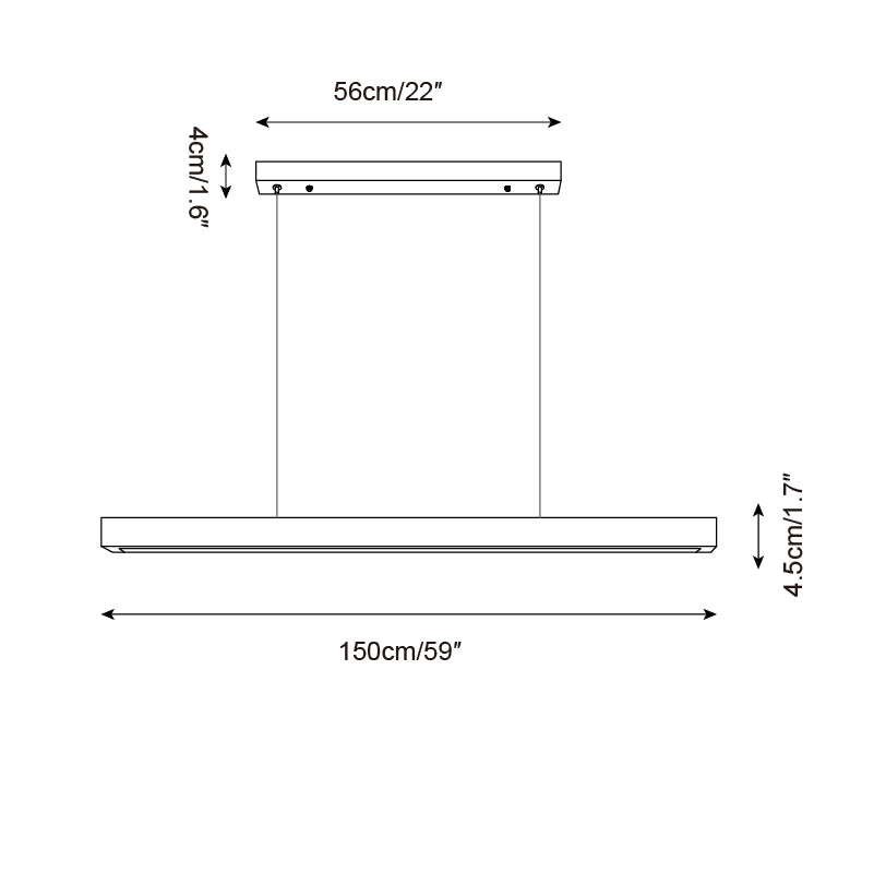 Rolde Linear Chandelier