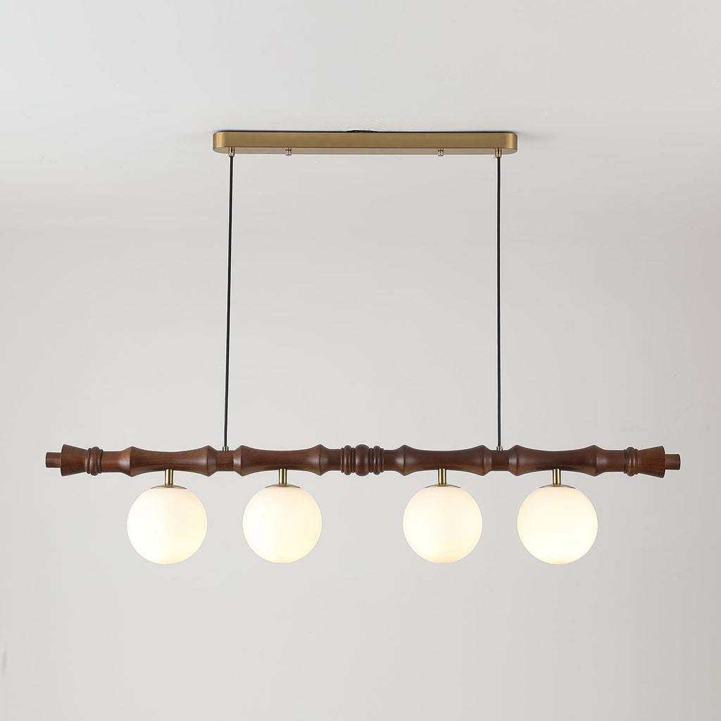 Rollo Wood Chandelier