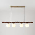 Rollo Wood Chandelier