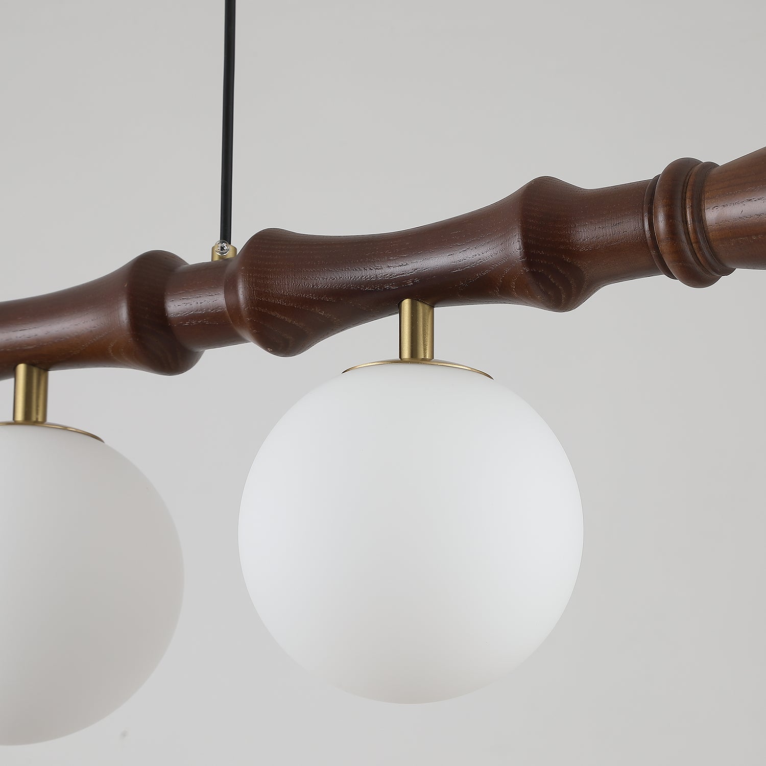 Rollo Wood Chandelier