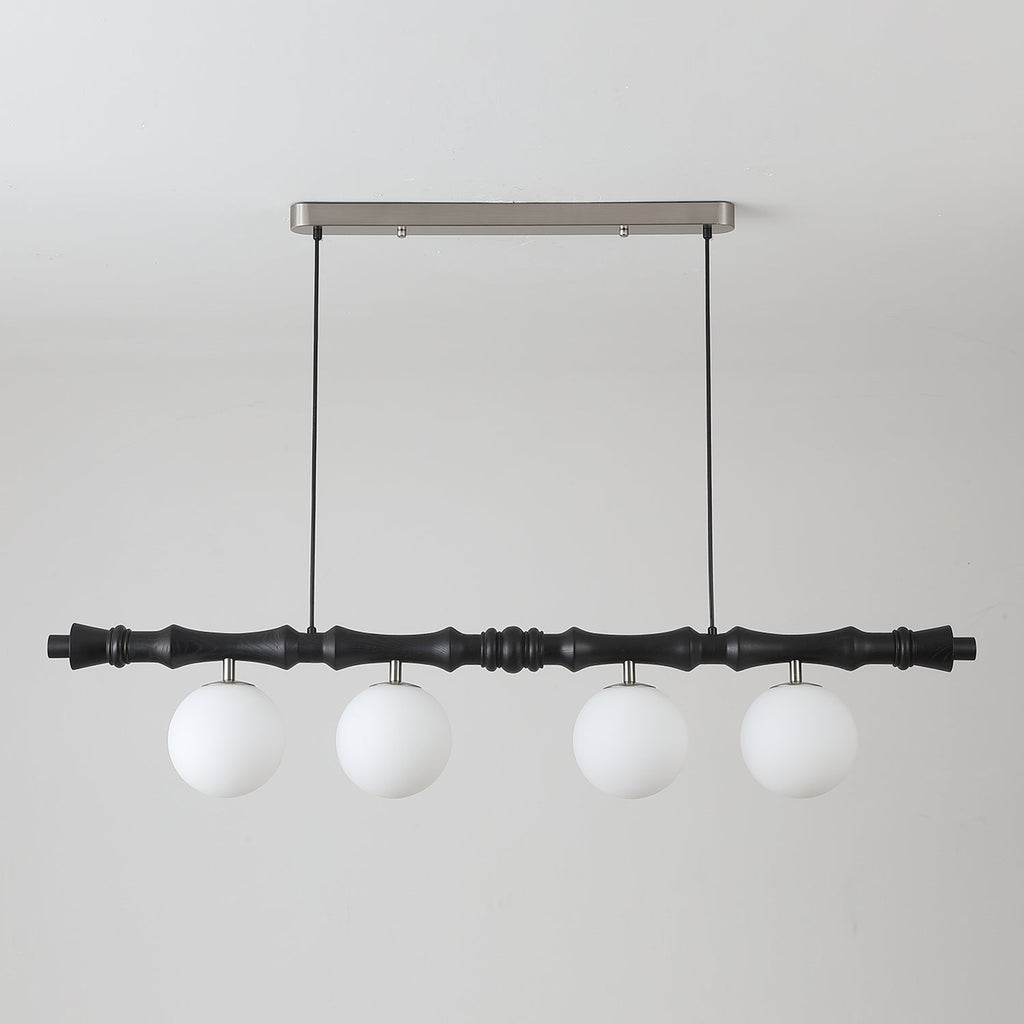 Rollo Wood Chandelier