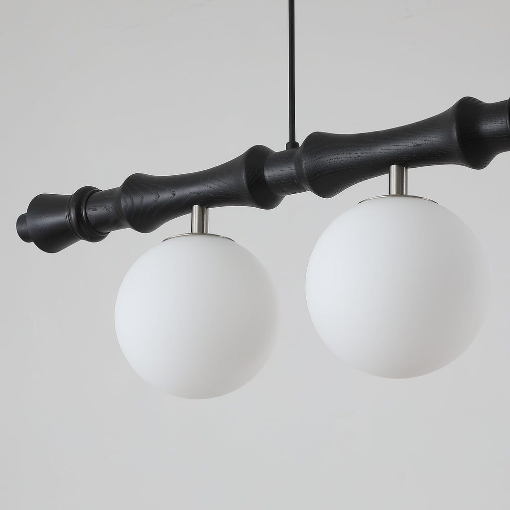 Rollo Wood Chandelier