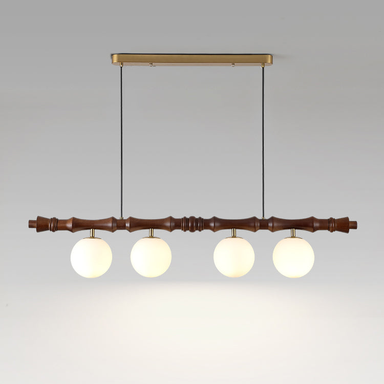 Rollo Wood Chandelier