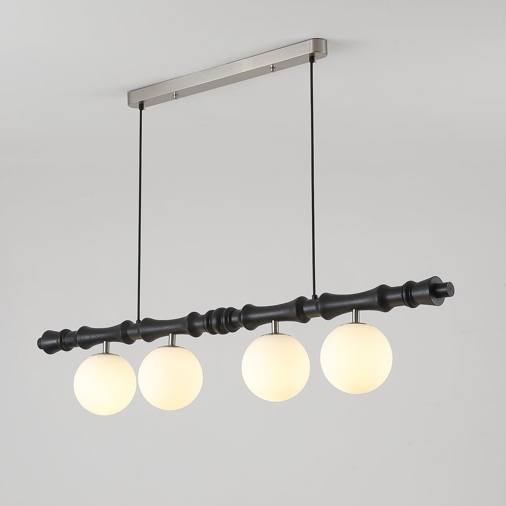 Rollo Wood Chandelier