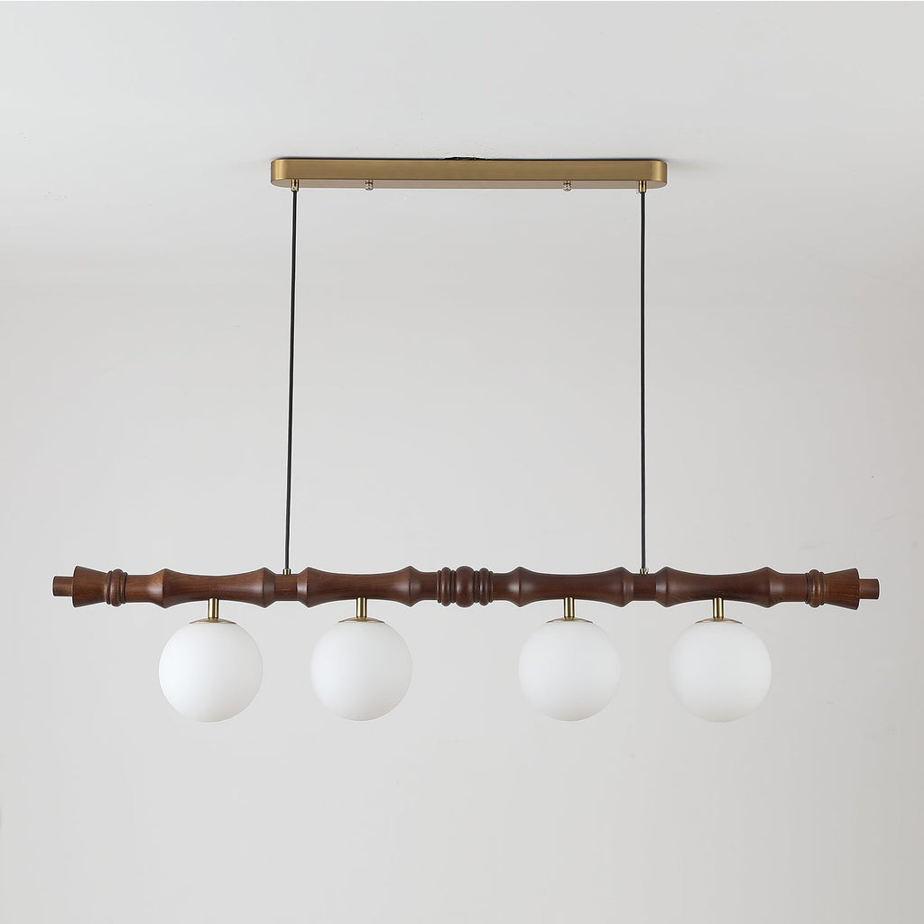 Rollo Wood Chandelier