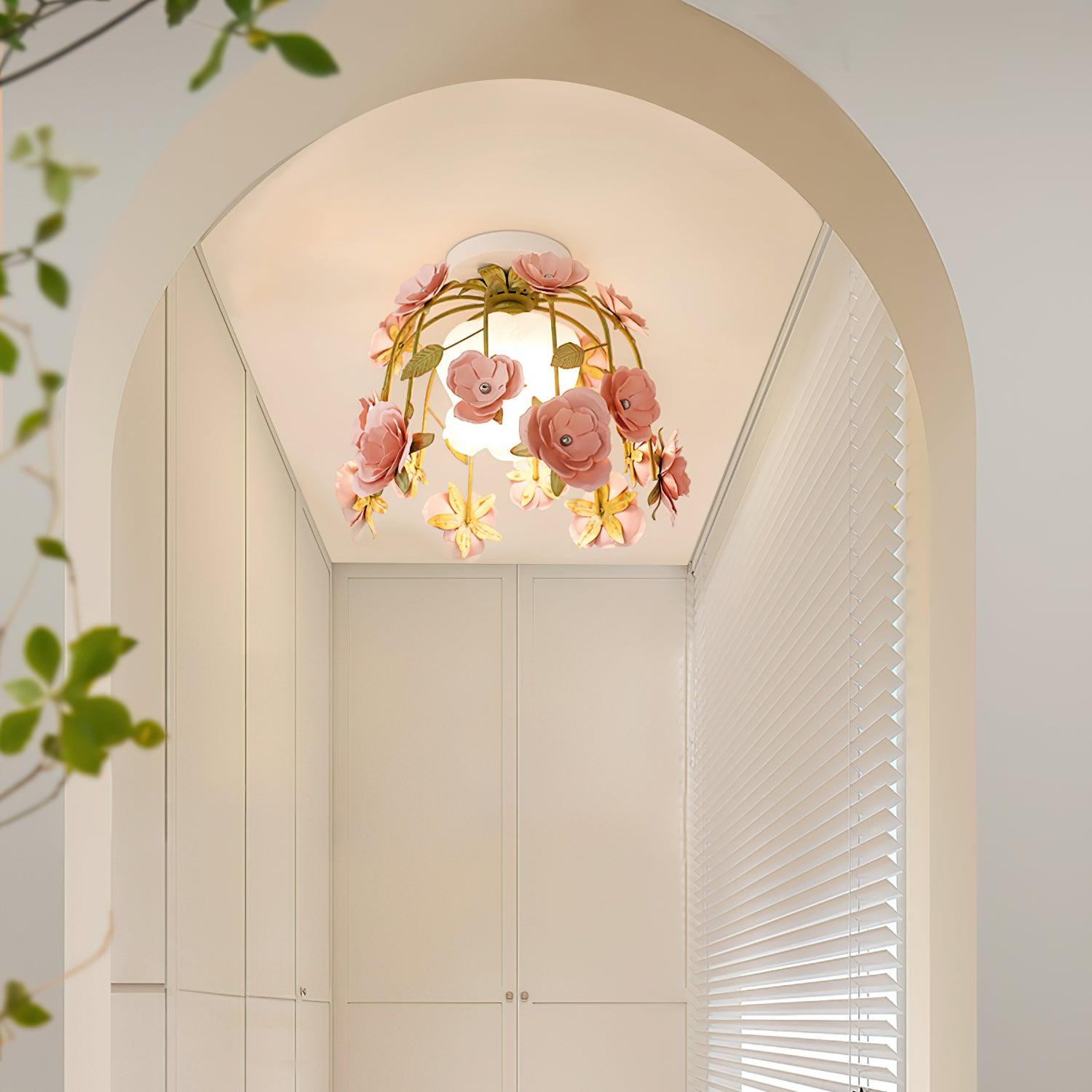Romantische Flowers Ceiling Light