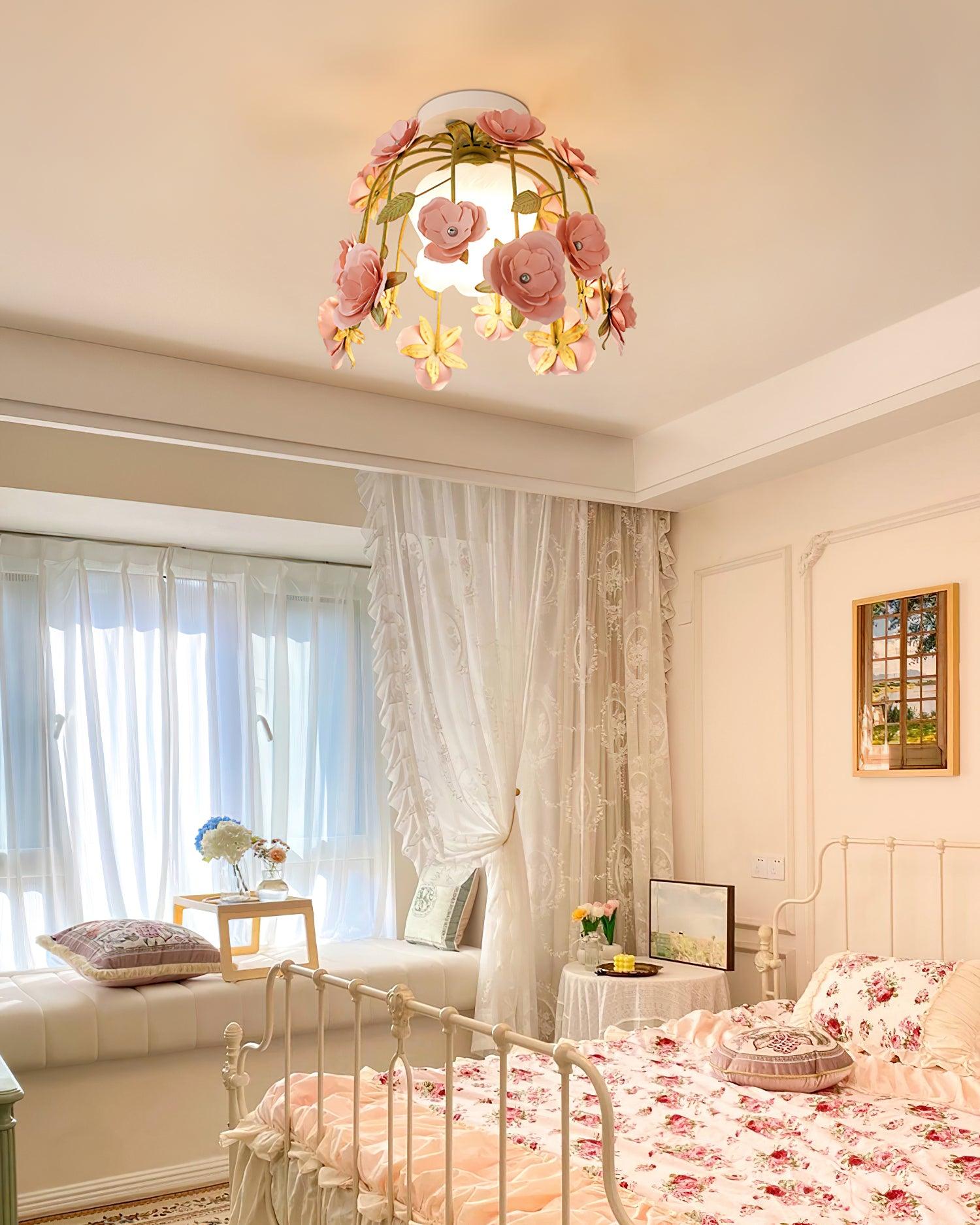 Romantische Flowers Ceiling Light