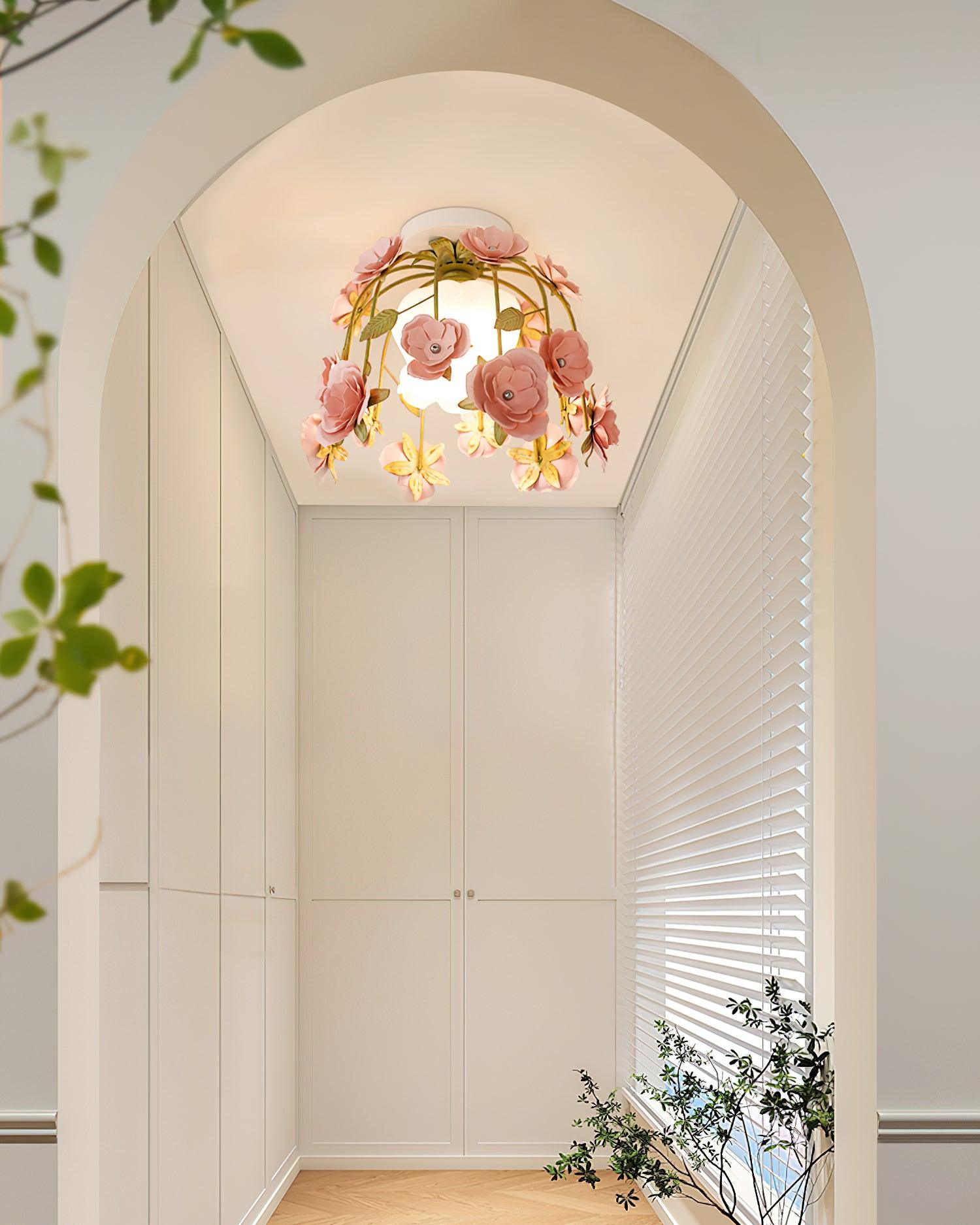 Romantische Flowers Ceiling Light