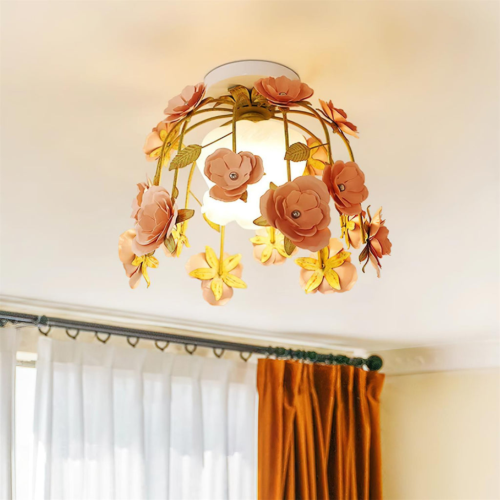 Romantische Flowers Ceiling Light