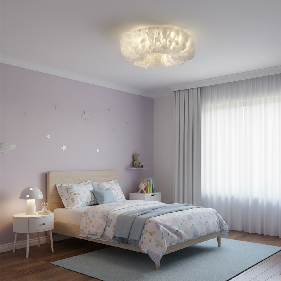 Rora Feather Ceiling Light