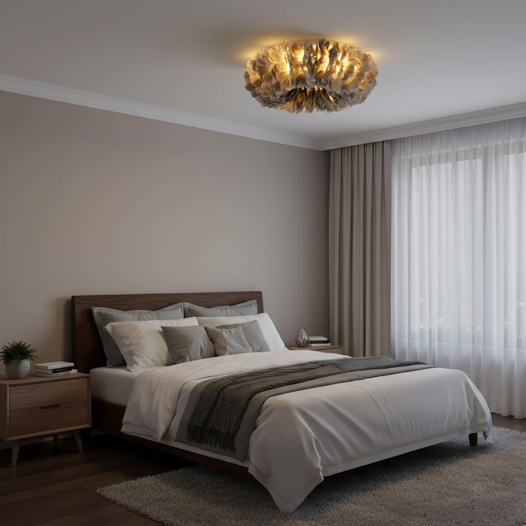 Rora Feather Ceiling Light