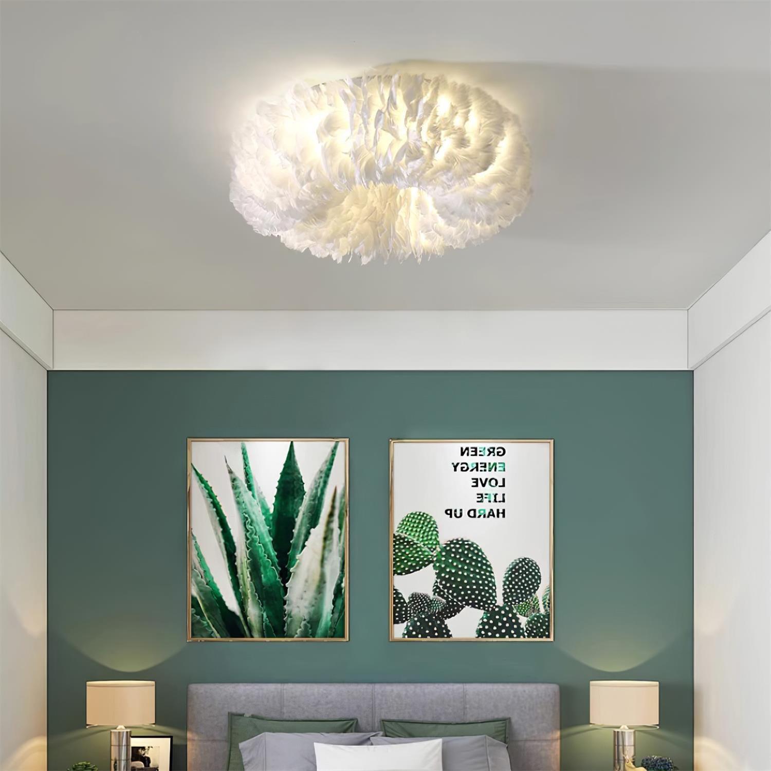 Rora Feather Ceiling Light
