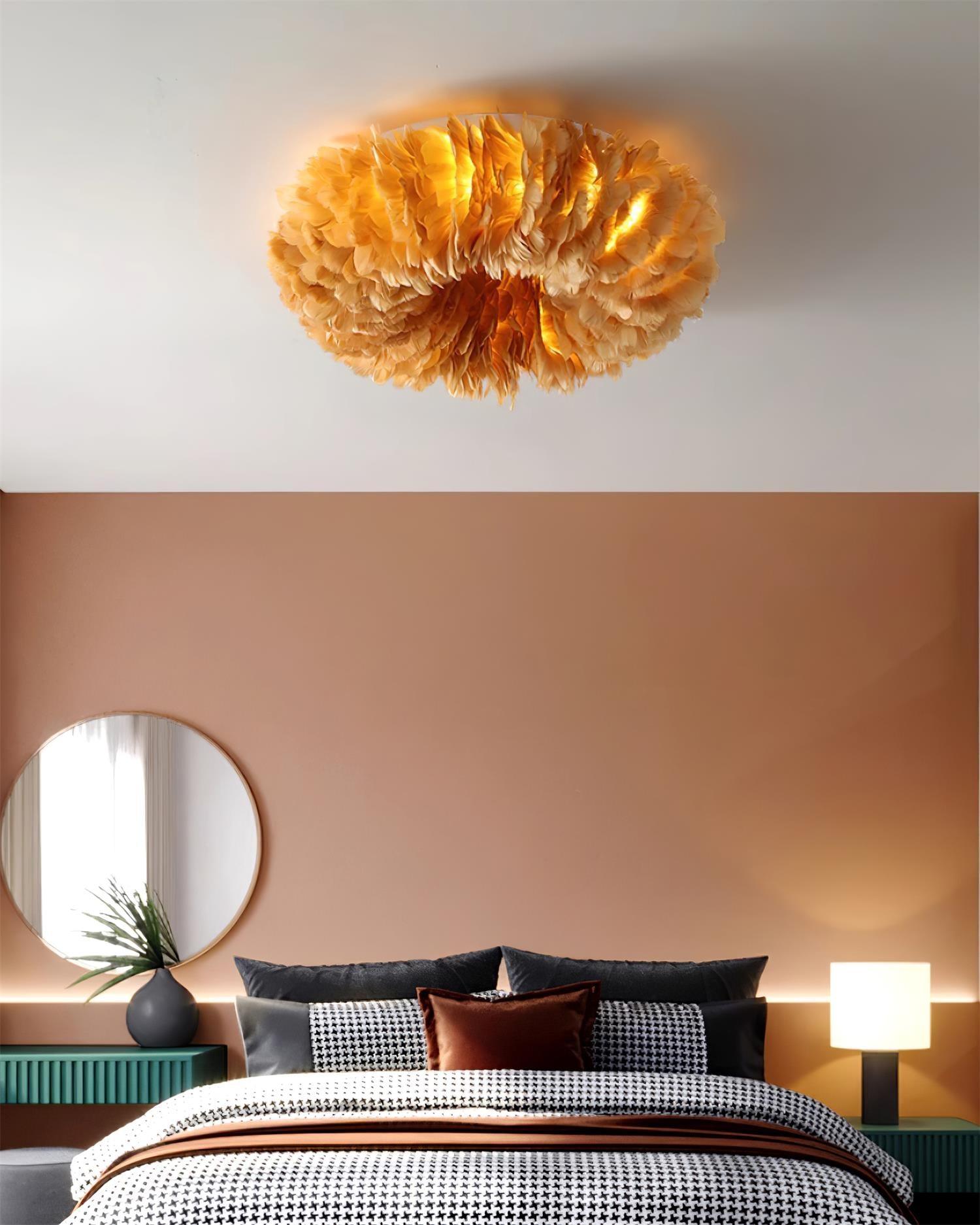 Rora Feather Ceiling Light