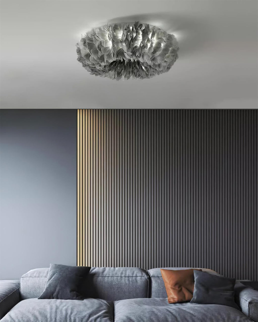 Rora Feather Ceiling Light