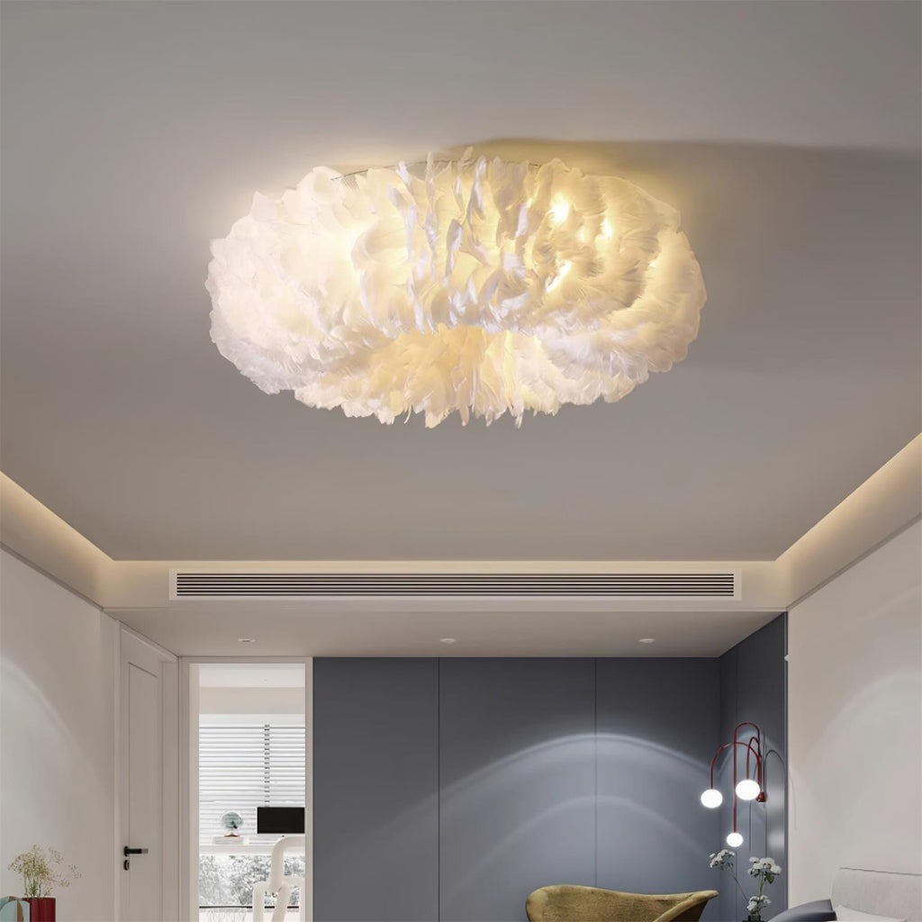 Rora Feather Ceiling Light