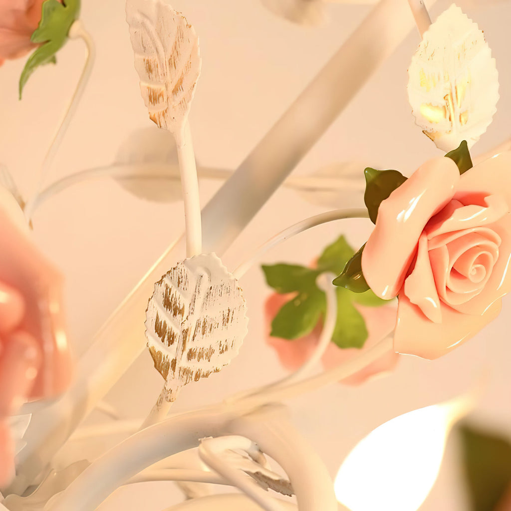 Rose Flowers Chandelier