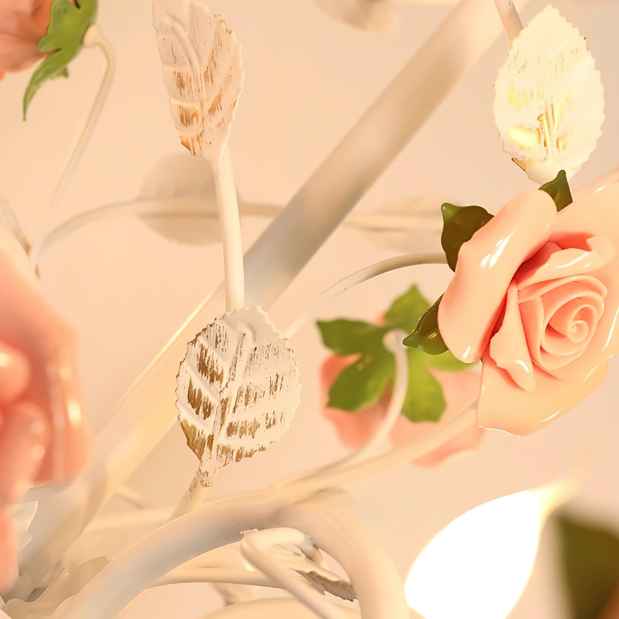 Rose Flowers Chandelier