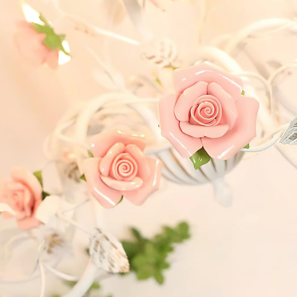 Rose Flowers Chandelier